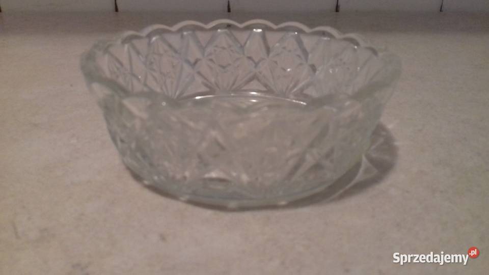 Owocarki szklane komplet Vintage do sprzedania Kraków sprzedam