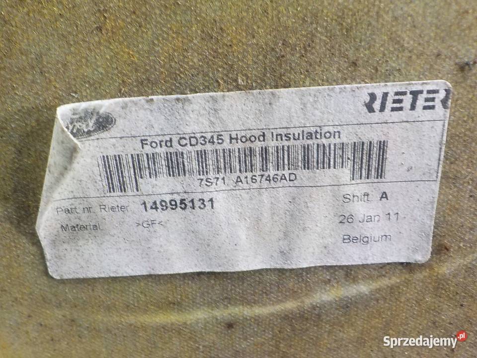 FORD MONDEO MK4 LIFT 20 B 11r HB wygluszenie Suków