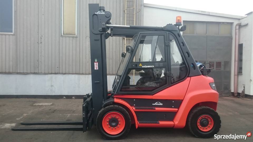 Linde H60 T wózek widłowy Linde 8 Ton przesuw blokada podnośnika Elbląg sprzedam