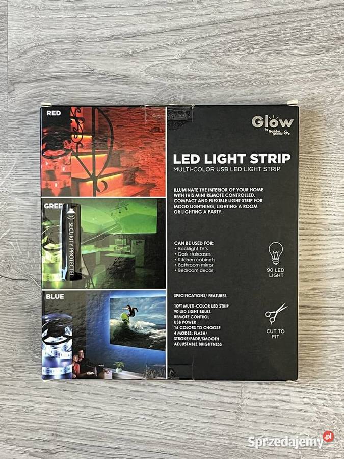 GabbaGoods Taśma świetlna LED 3m USB sterowana