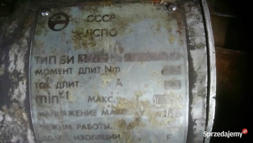 Wytaczarka 2A620II silnik i szafa sterownicza Sosnowiec