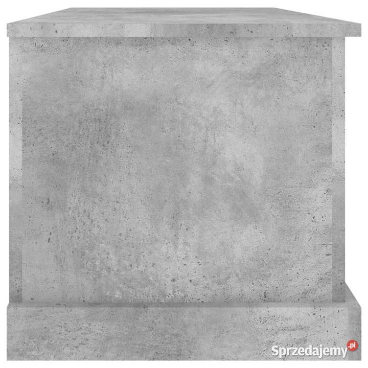 Skrzynia szarość betonu 70x40x38 materiał Warszawa