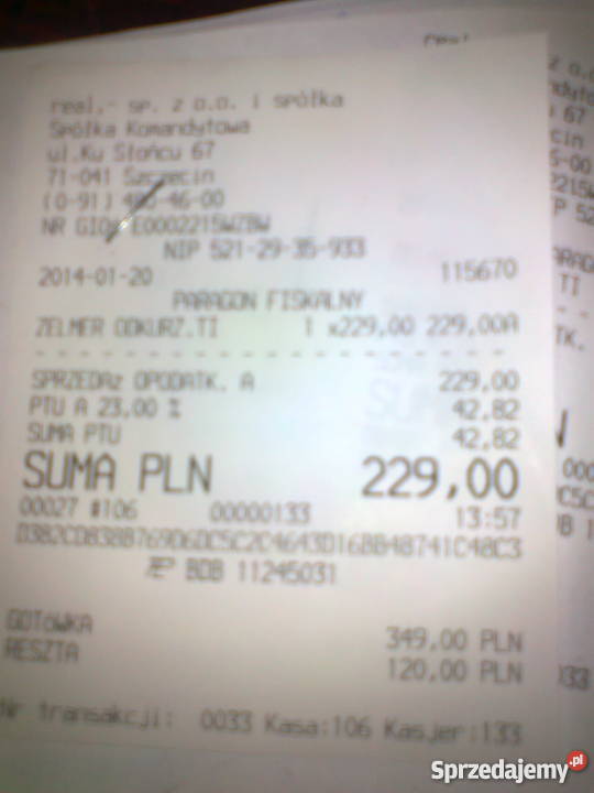 Odkurzacz Zelmer Tiny VC14000SK Hepa zachodniopomorskie Szczecin sprzedam