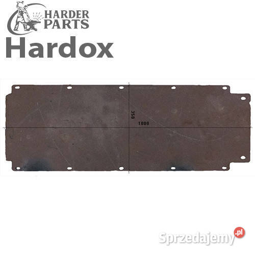 Osłona HARDOX 682380S części do sieczkarni CLAAS nieuszkodzony Suwałki