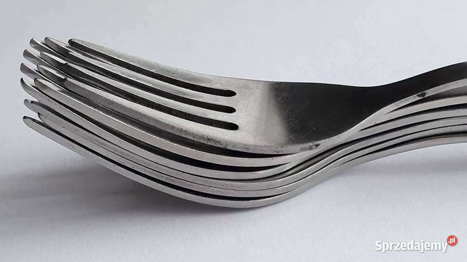 Widelce obiadowe 2 KONWALIE Gerlach sztućce PRL Dąbrowa Górnicza