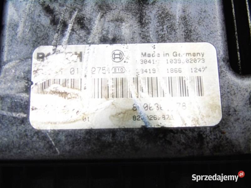 STEROWNIK SILNIKA RENAULT SCENIC II 19 DCI Sosnowiec