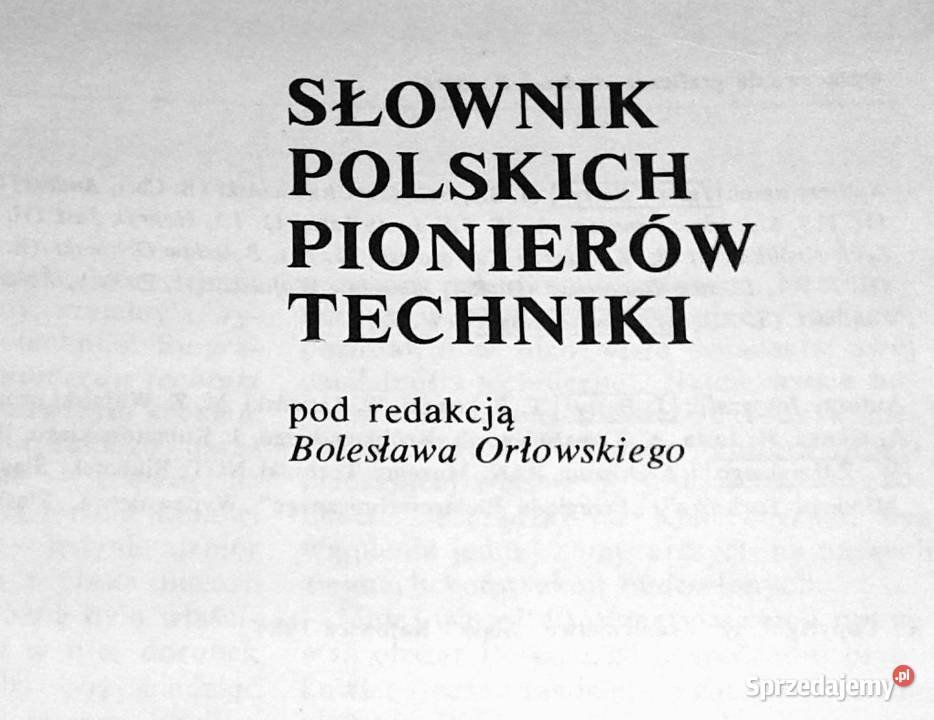 Słownik polskich pionierów techniki Bolesław lubelskie Chełm