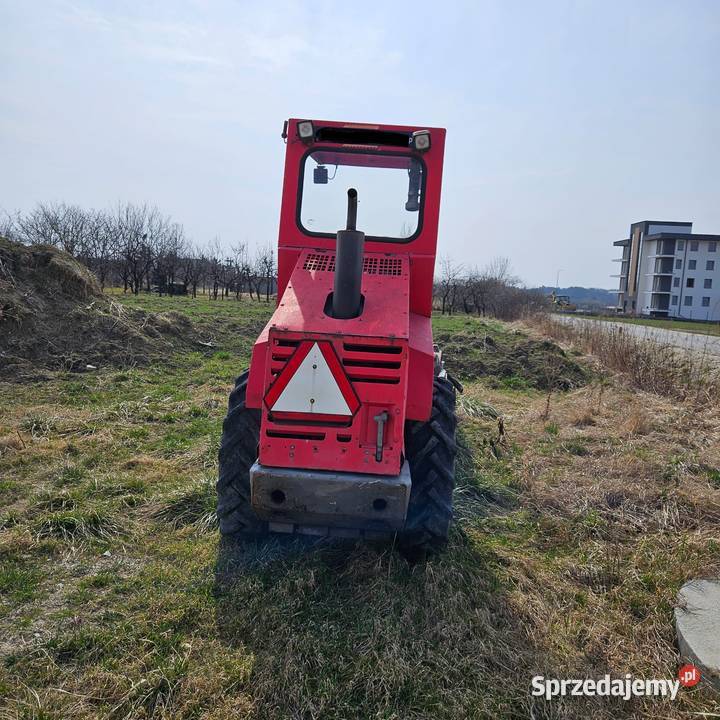 walec okołkowany 45 tony Bomag z pługiem Kraków