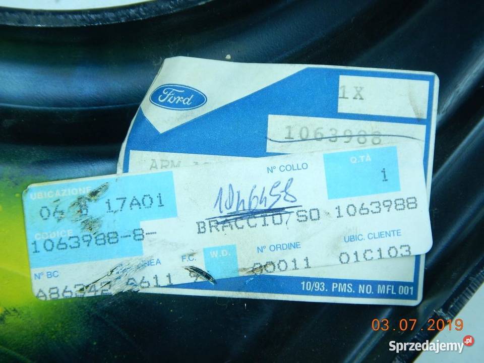 WAHACZ PRZEDNI PRZÓD FORD FIESTA 8996 ASO