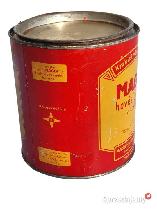 Stara przedwojenna Czechosłowacka puszka MAGGI Cieszyn sprzedam