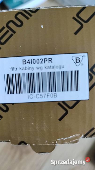 Filtr kabinowy B4I002PR Orzesze