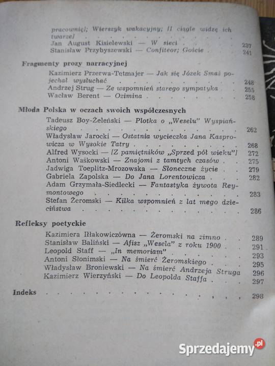 Młoda Polska polonistyka matura książki szkolne mazowieckie Warszawa