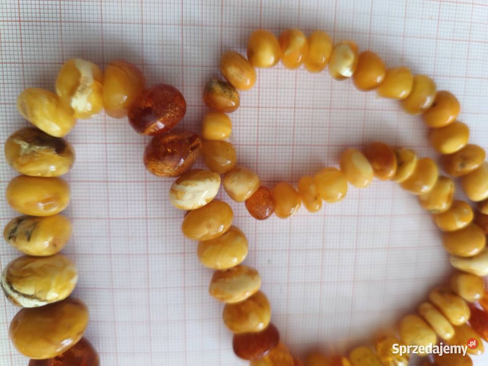 Naszyjnik Bursztyn Vintage Białystok sprzedam