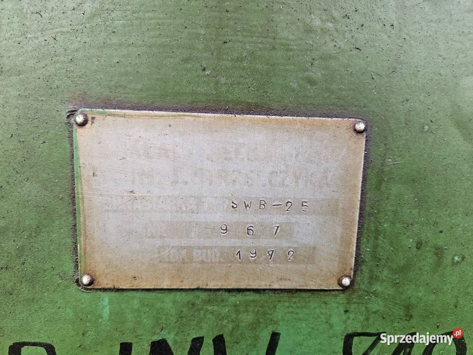 Szlifierka do wałków SWB25 Karsin sprzedam