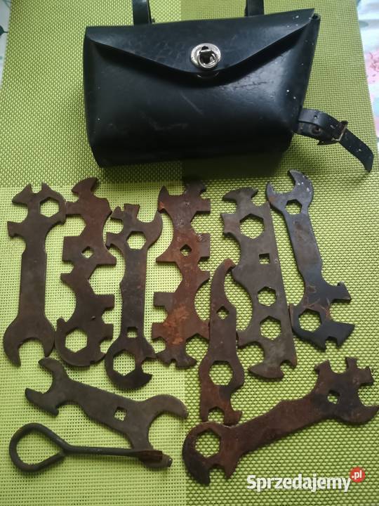 Sakwa rowerowa plus klucze vintage PRL Płock