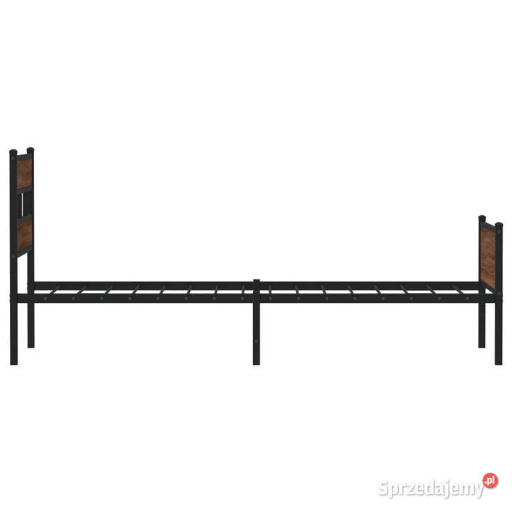 Łóżko bez materaca brązowy dąb 100x200 WM4017339 mazowieckie Warszawa sprzedam