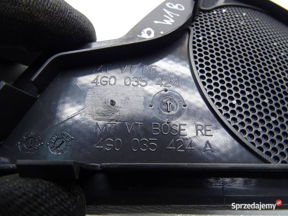 OSŁONA MASKOWNICA GŁOŚNIKA PRAWA PRAWY PRZÓD