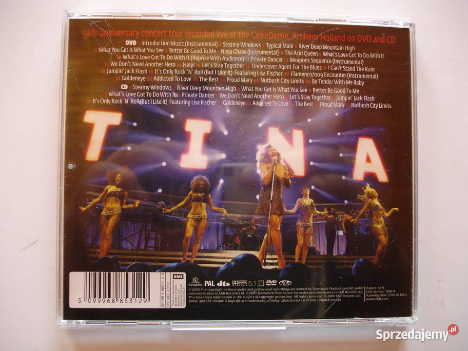TINA TURNER Live CDDVD CD Zielona Góra