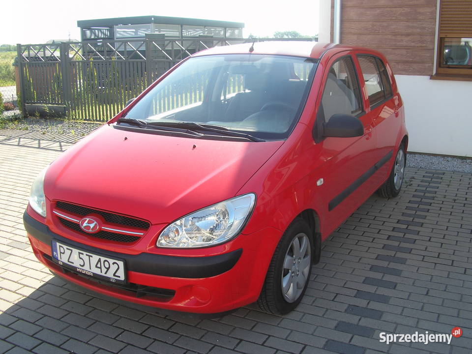 Hyundai Getz 11 Gazklimatyzacja 2008r manualna Swarzędz