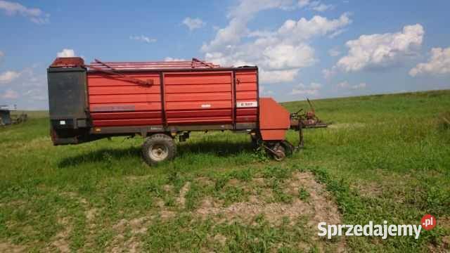 Przyczepa samozbierająca boczny wysyp 100 nieuszkodzony Ząbkowice Śląskie