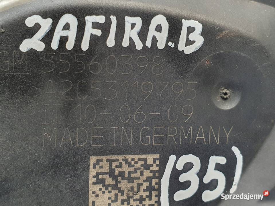 PRZEPUSTNICA Opel Zafira B Astra H 16 16V Chełm
