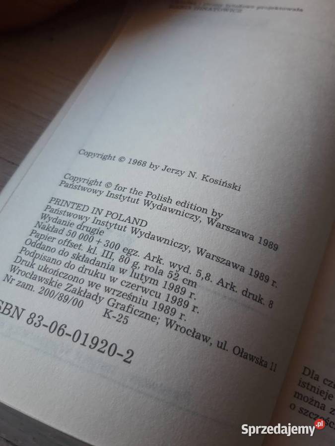 Kroki Jerzy Kosiński Henry Dasko KIK 1989