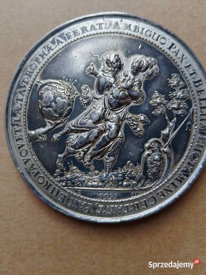 Medal 1648 Sebastian Dadler rokowania pokojowe Złotoryja sprzedam
