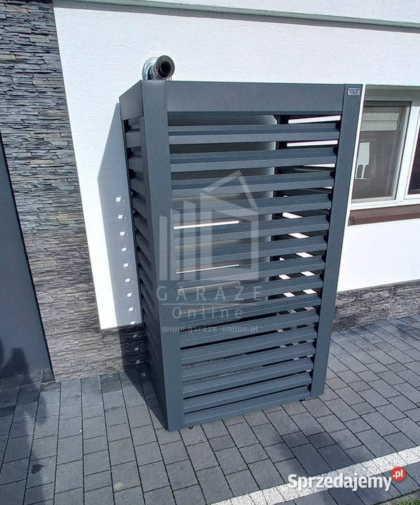 Osłona pompy ciepła 90x50x180 antracyt ID485