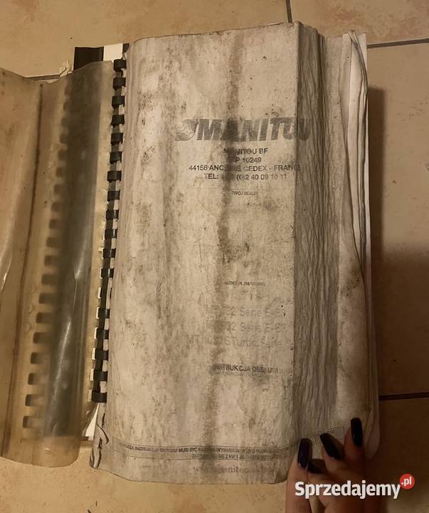Instrukcja obsługi MANITOU MT732 MT932 serie EE3 małopolskie Chełmiec