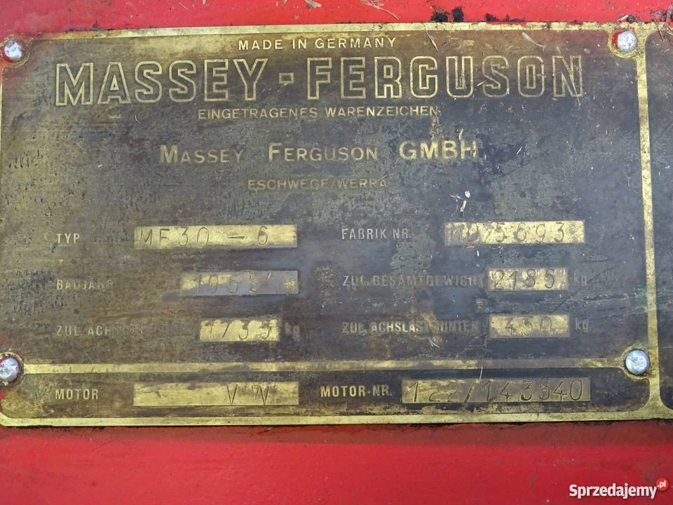 kombajn mf 30 Kalisz sprzedam