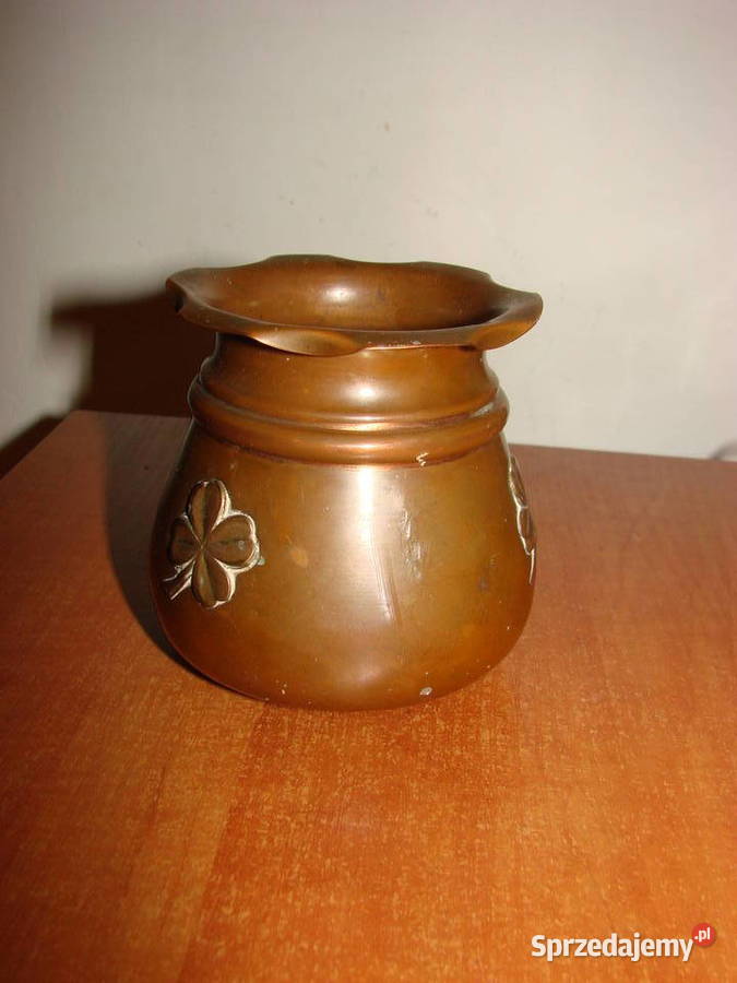 miedziany wazonik pomorskie Pruszcz Gdański