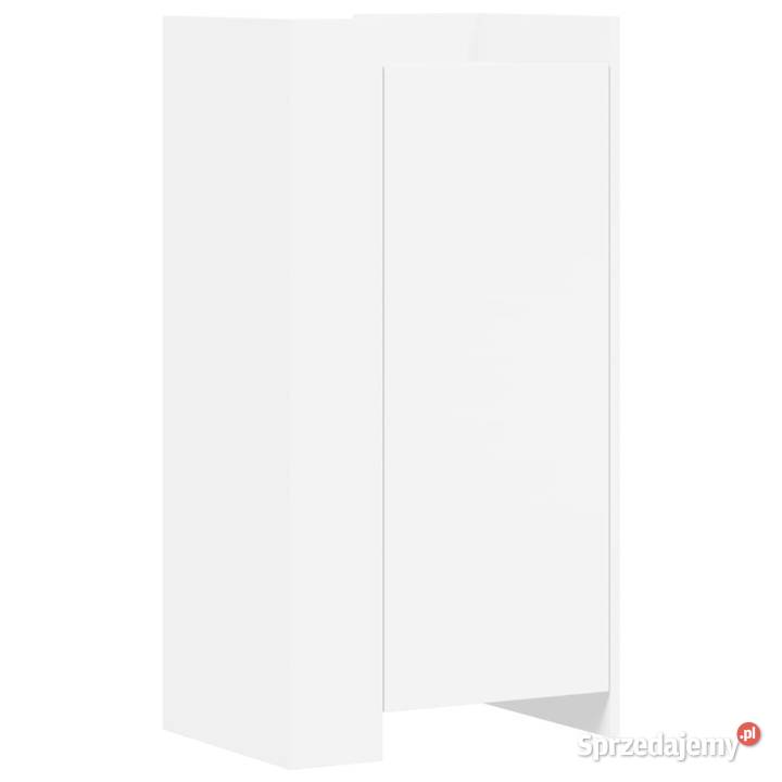 Szafka na buty biała 52x375x100 materiał