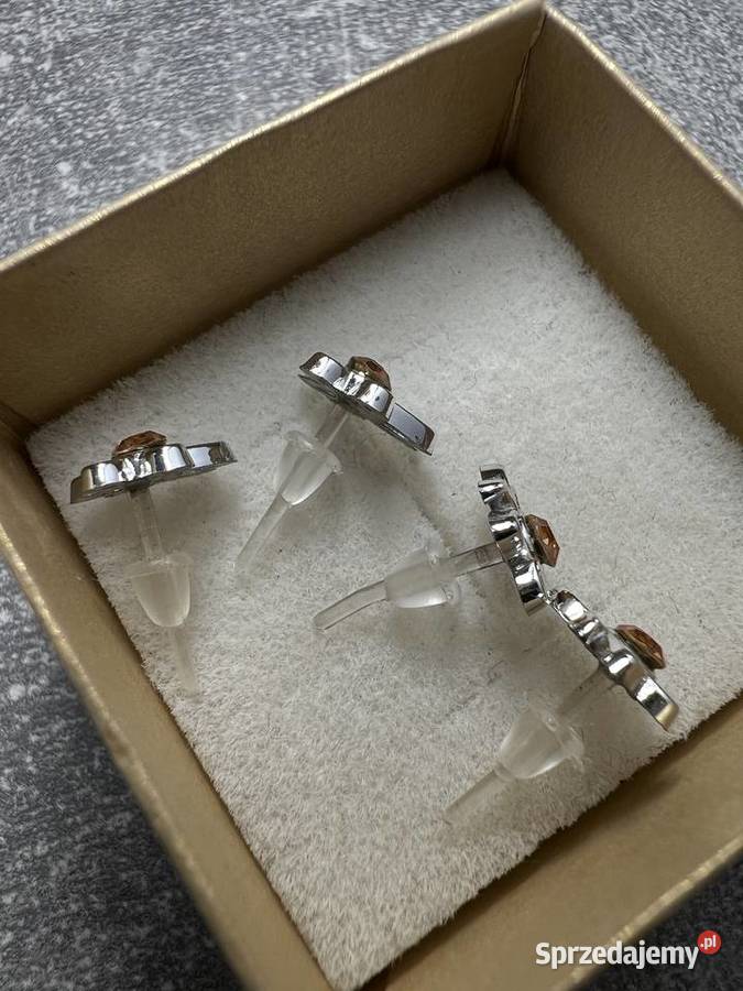 Kolczyki srebrne motyle motylki motyl motylek podkarpackie Jasło