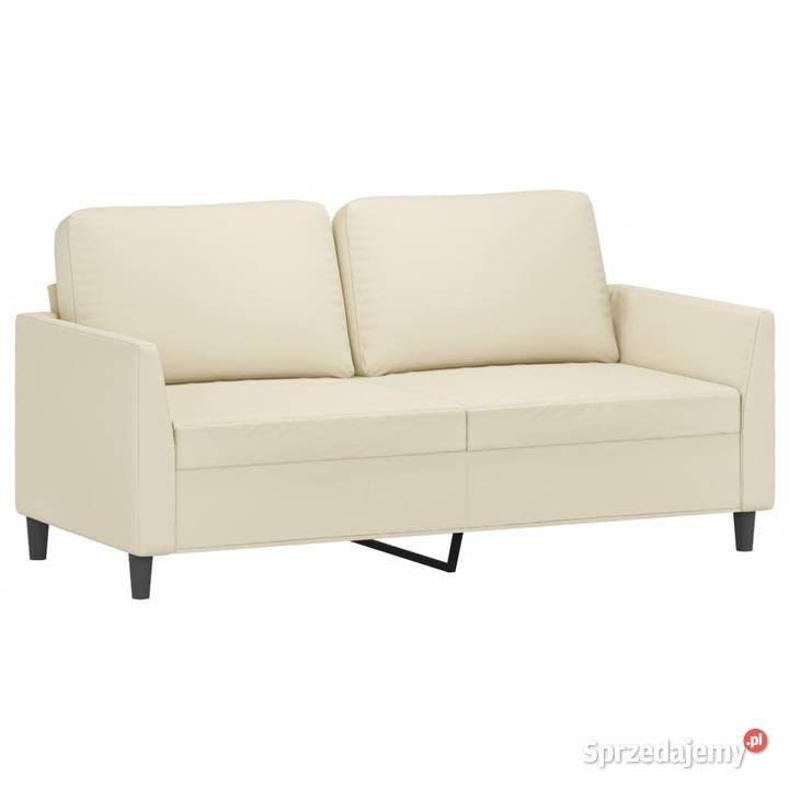 vidaXL 2osobowa sofa kremowy 140 sztuczna