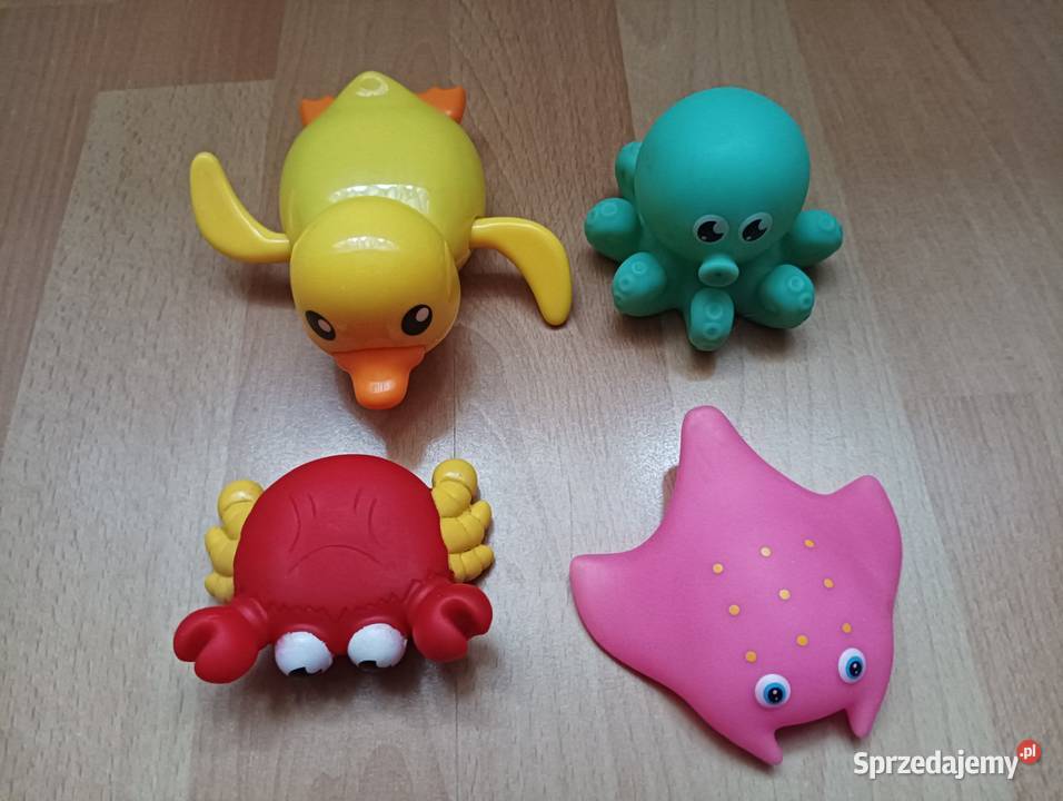 Kaczka nakręcana i gumowe zabawki pływające Bieruń sprzedam