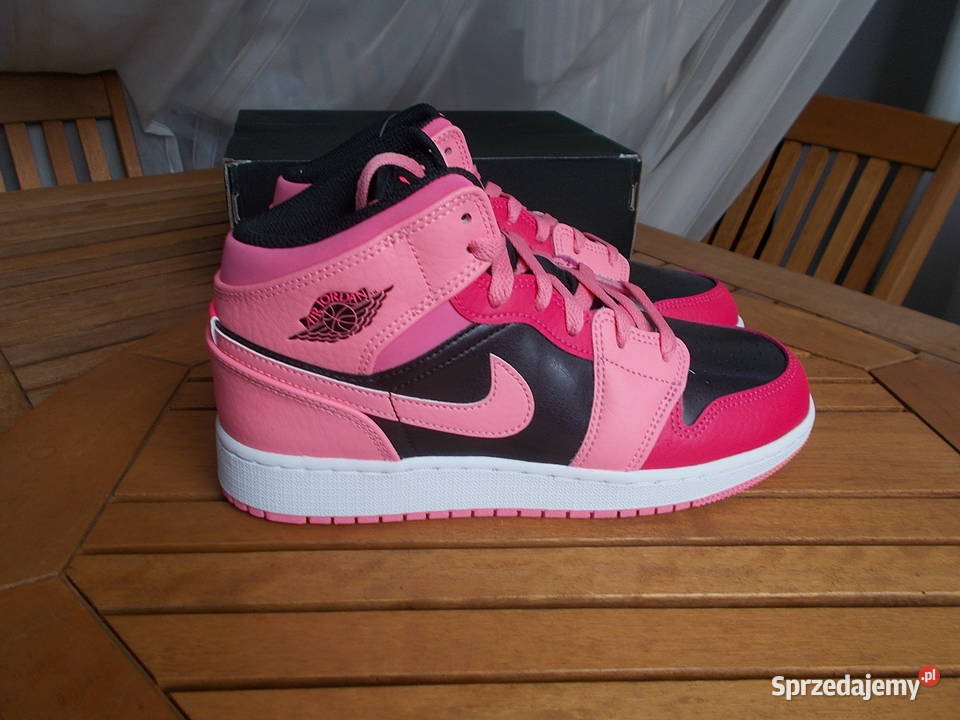 Eur 38 Nike Jordan 1 Mid Coral Chalk Rush Pink Nike Poznań