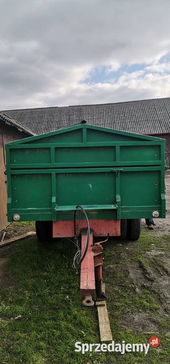 Przyczepka rolnicza jednososiowa 4 tony Piaski