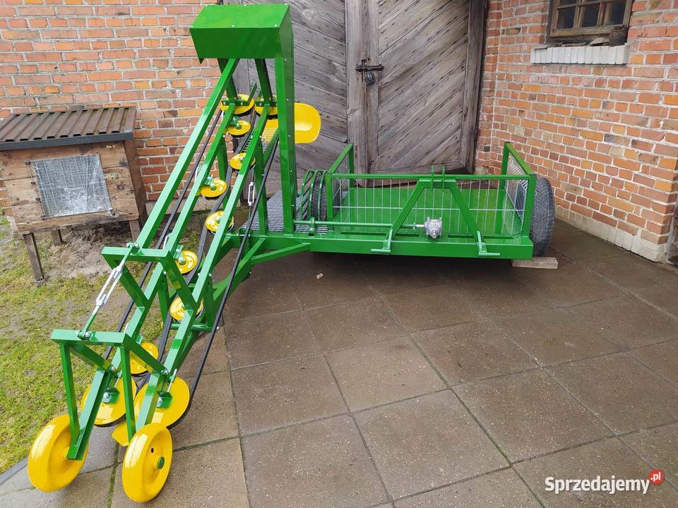 Kombajn do kopania czosnku kopaczka czosnek Same Kasiłan