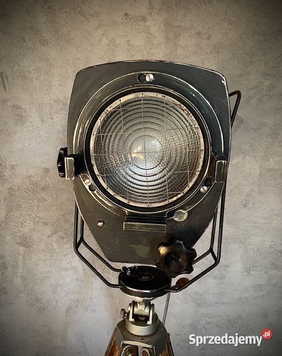 Lampa loft teatralna zabytek lata 70 prl