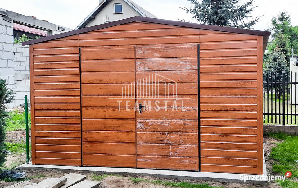 SCHOWEK DOMEK OGRODOWY 4m x 4m dwuspad Brama 2x sprzedam