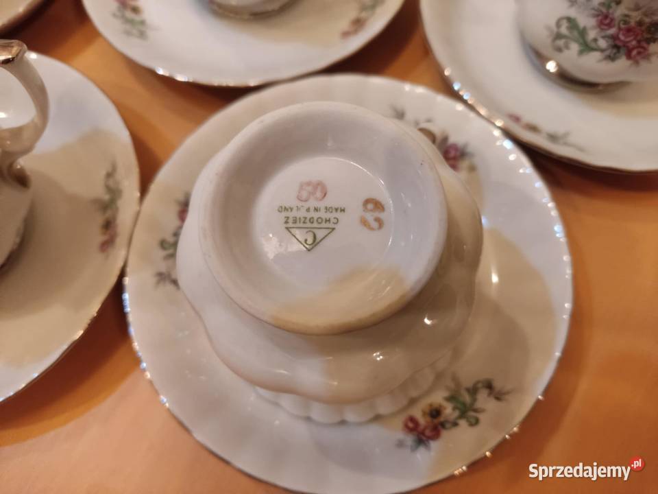 komplet kawowy chodzież vintage 9 os