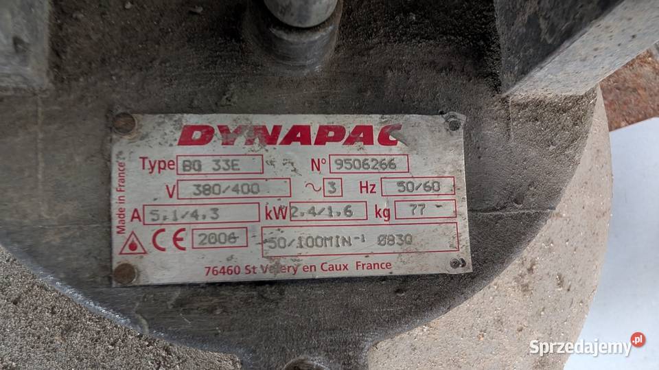 Zacieraczka do betonu elektryczna Dynapac 95 Turkowice sprzedam