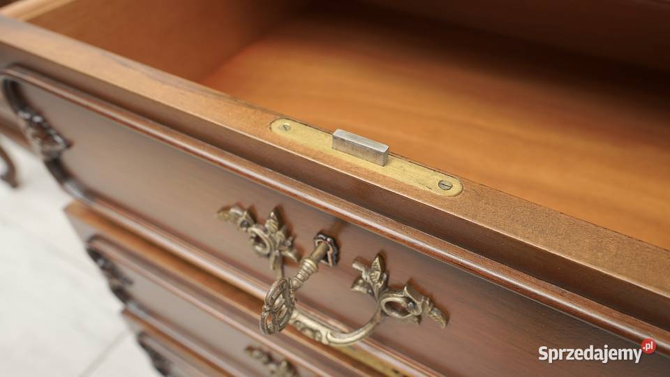 Zabytkowa stylowa komoda ludwik renowacji Jerka