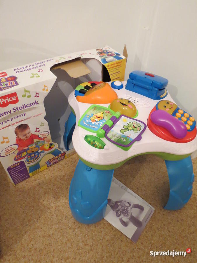 FISHER Interaktywny Stoliczek Dwujęzyczny ANG mazowieckie Warszawa