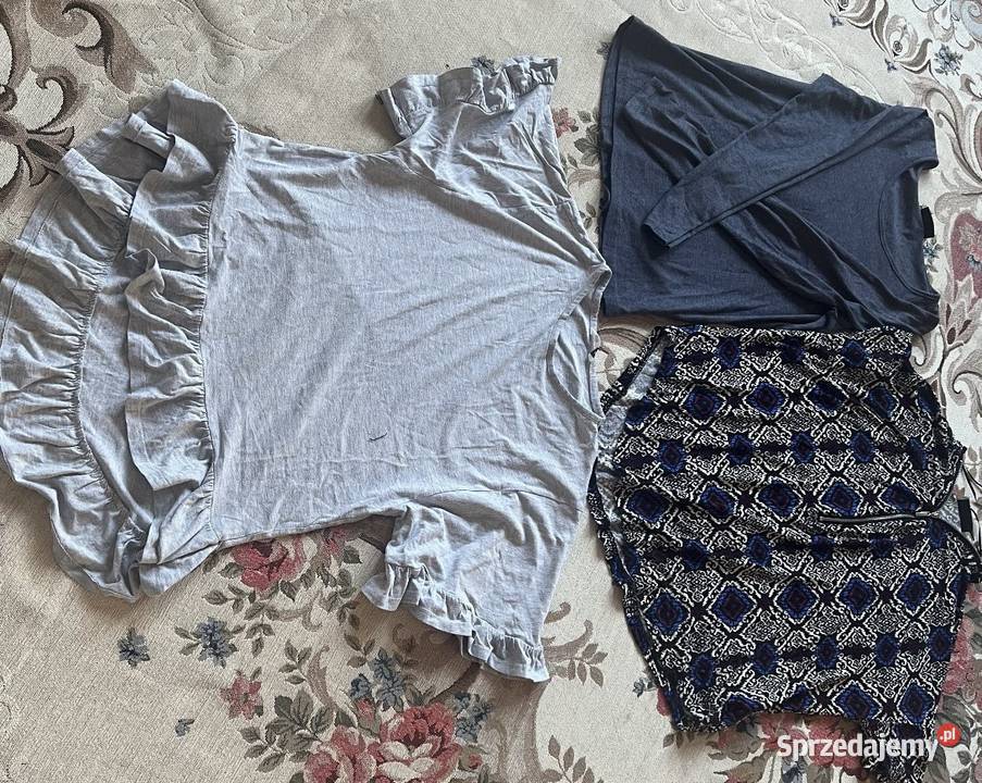 mix kolorów używanych ubrań damskich Inny wzór Leszno sprzedam