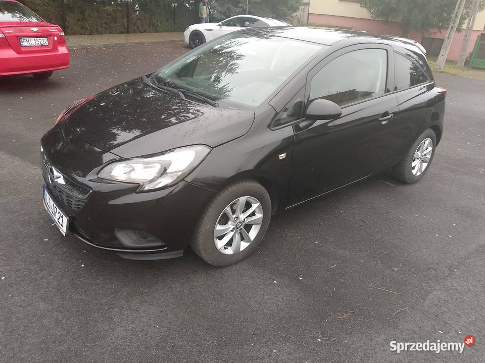 Opel corsa e 2017 czarny Krajenka
