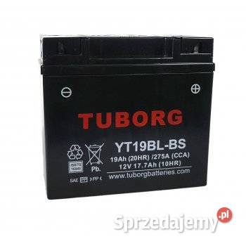 Akumulator Tuborg YT19BLBS 12V 189Ah 250A P Luboń