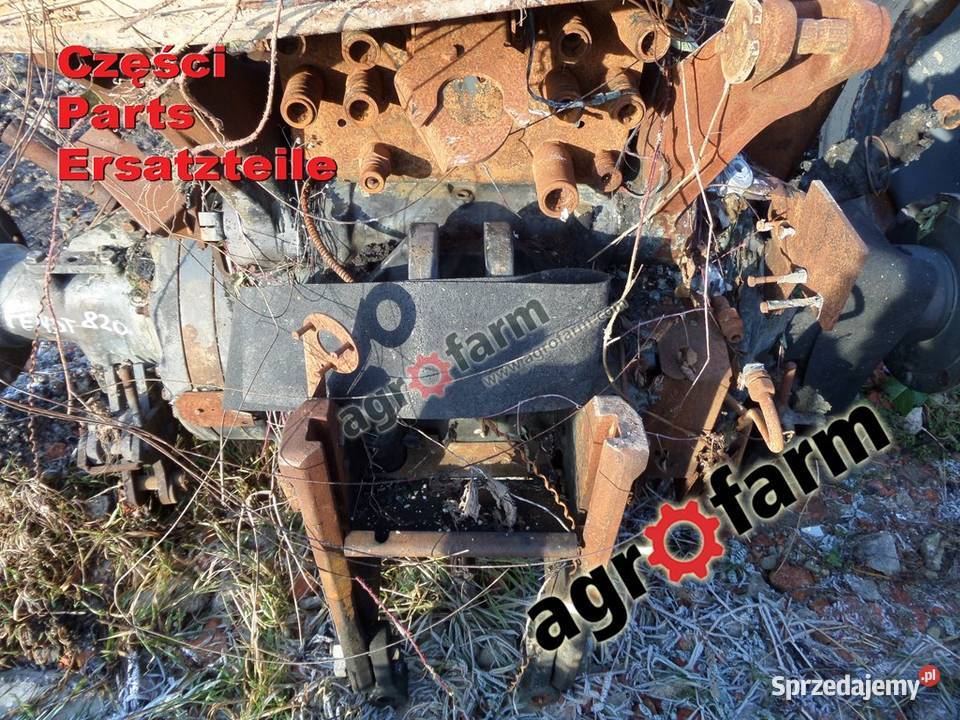 Fendt 820 części skrzynia biegów most przedni