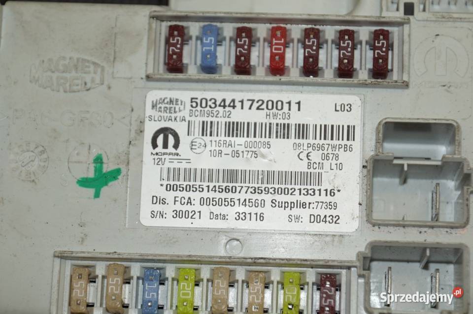 MODUŁ BSI 503441720011 00505514560 GIULIA 2017 osobowe Pozostałe