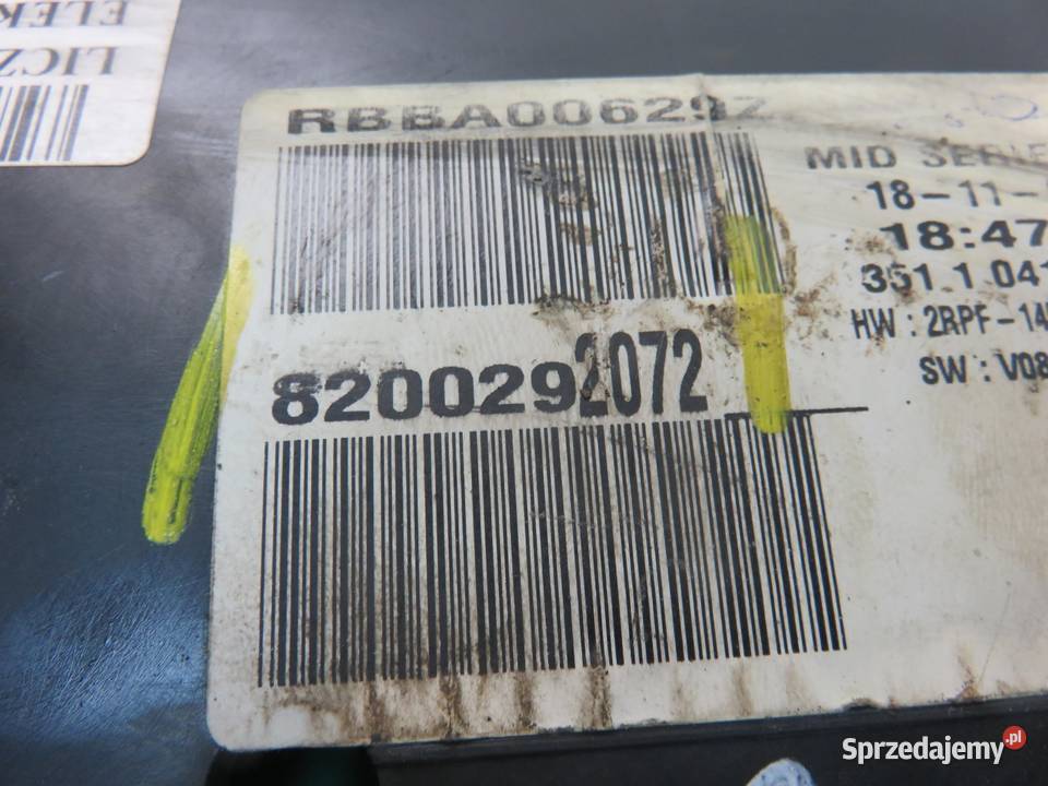 LICZNIK RENAULT MEGANE II 19 dCi F9Q 818 osobowe